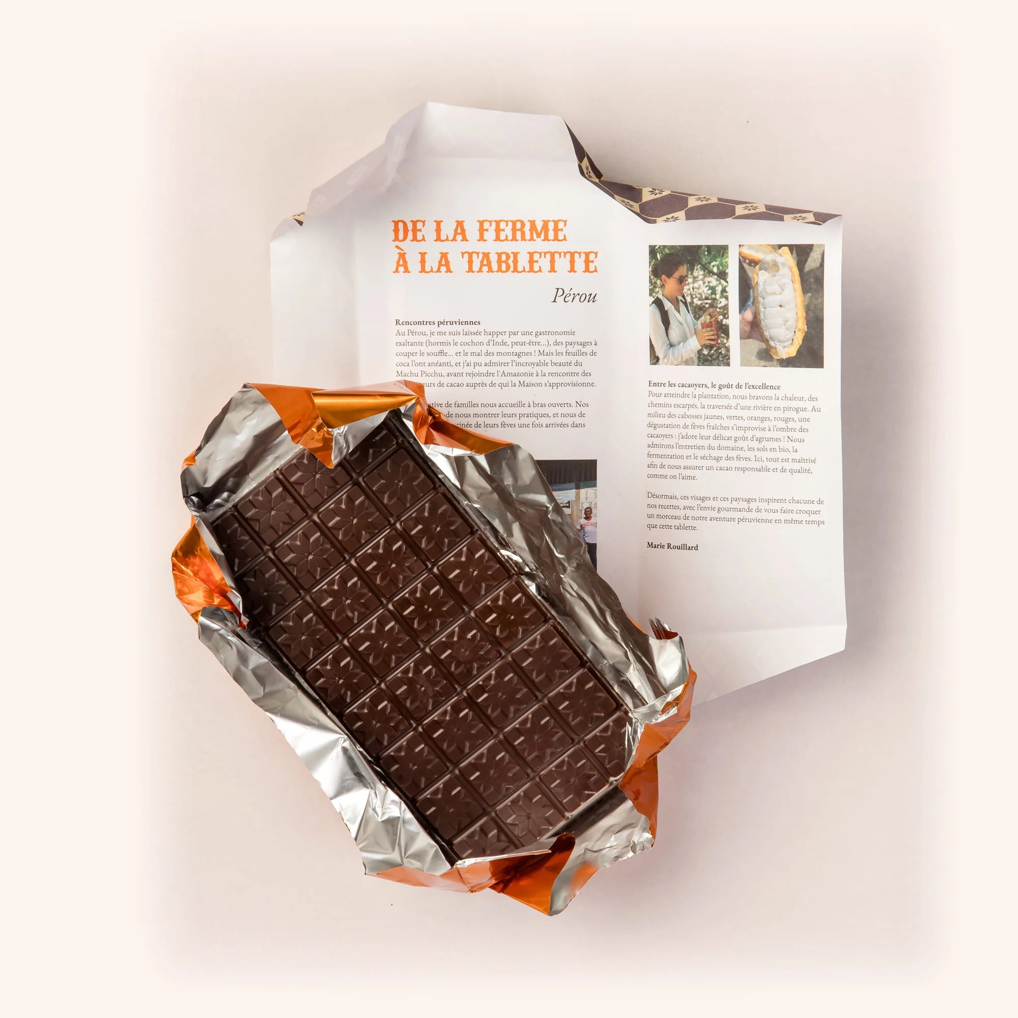 Tablette chocolat Pérou 75 % - Image 3